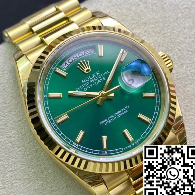 EW Day Green OnTrend Factory Dial 118238 Rolex 919 Date 0806